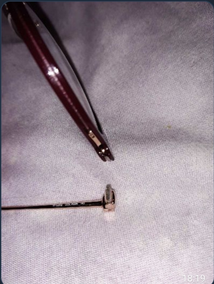 Popravak spoja ručkice i okvira